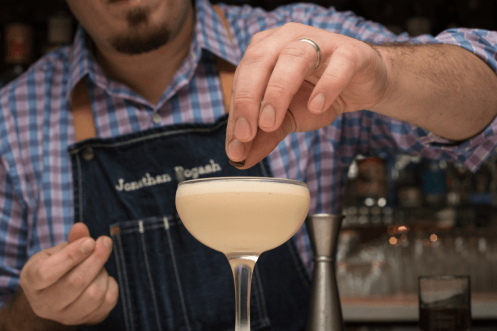 Jonathan Pogash The Cocktail Guru and Creamy Creation